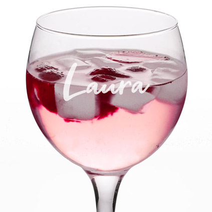 Personalised Gin Glass Any Name
