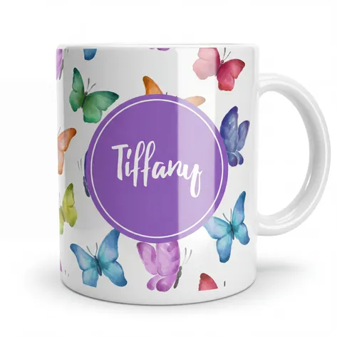 Personalised Mug - Butterflies