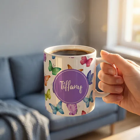 Personalised Mug - Butterflies