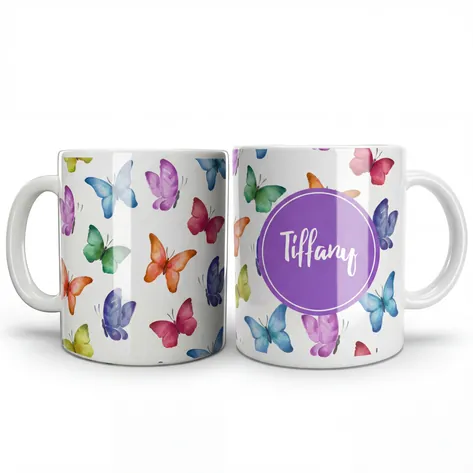 Personalised Mug - Butterflies