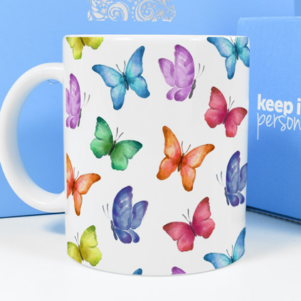 Personalised Mug - Butterflies