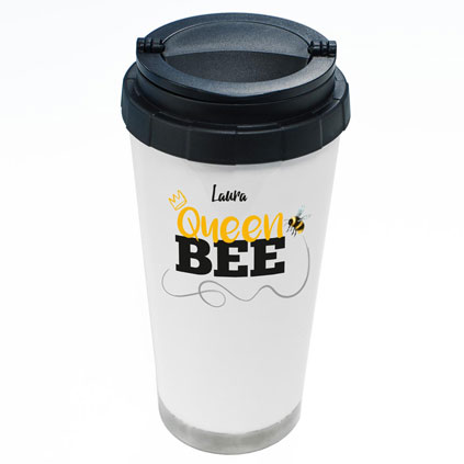 Personalised 16oz Thermal Tumbler - Queen Bee