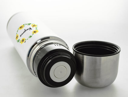 Personalised 26oz Thermal Flask - Sunflowers