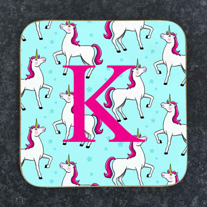 Personalised Coaster - Unicorns