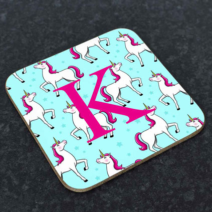 Personalised Coaster - Unicorns