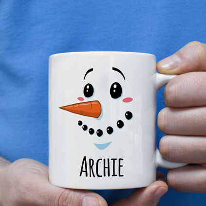 Personalised Mug - Snowman