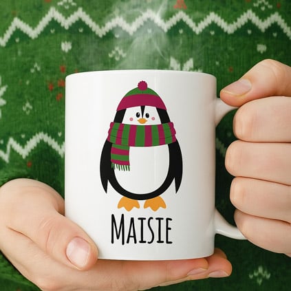Personalised Mug - Penguin
