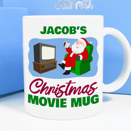 Personalised Christmas Movie Mug