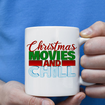 Personalised Mug - Christmas Movies And Chill