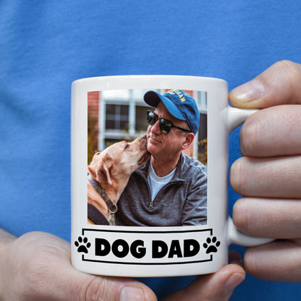 Personalised Mug - Dog Dad Photo Upload