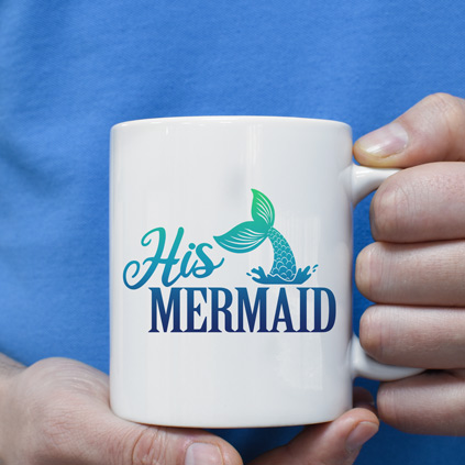 Personalised Mug - His Mermaid