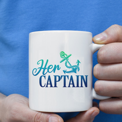 Personalised Mug - Her Captain