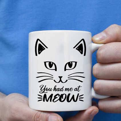 Personalised Mug - You Had Me At Meow