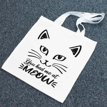 You Had Me At Meow Tote Bag