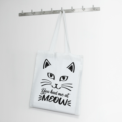 You Had Me At Meow Tote Bag