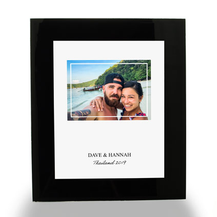 Personalised Photo Upload Portrait Print - Any Name And Message