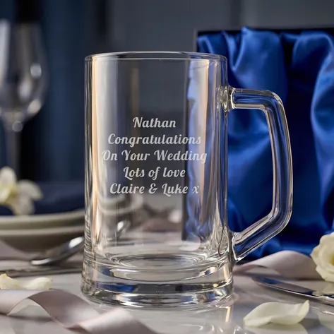 Personalised Pint Tankard With Satin Gift Box