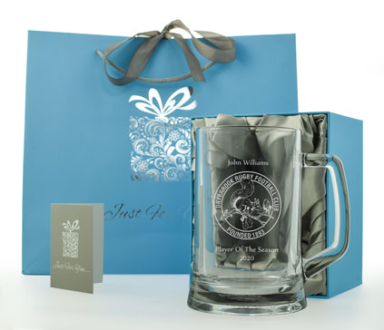 Personalised Pint Tankard With Satin Gift Box