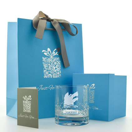 Personalised Mayfair Crystal Whisky Glass With Satin Gift Box