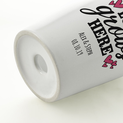 Personalised Flower Pot - Love Grows Here