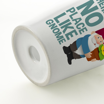 Personalised Flower Pot - There's No Place Like Gnome