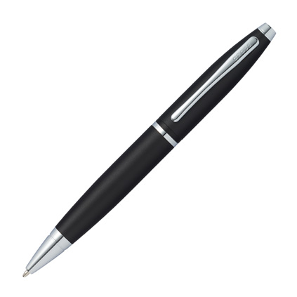 Personalised Cross Calais Matte Black Ballpoint Pen