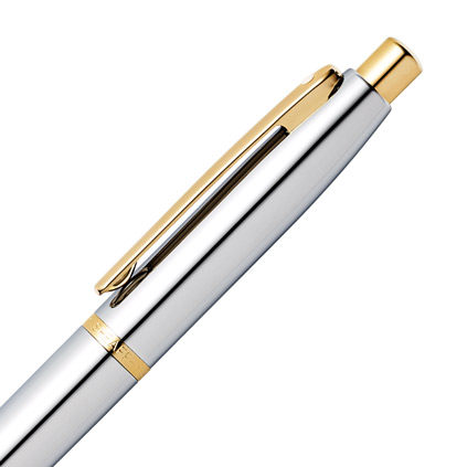 Personalised Sheaffer Chrome With Gold Tone VFM Ball Pen