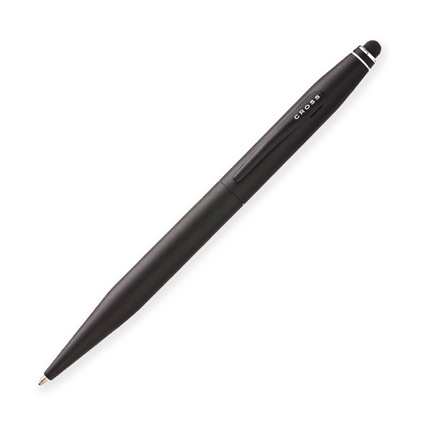 Personalised Cross Tech 2 Black Ballpoint Pen With Stylus