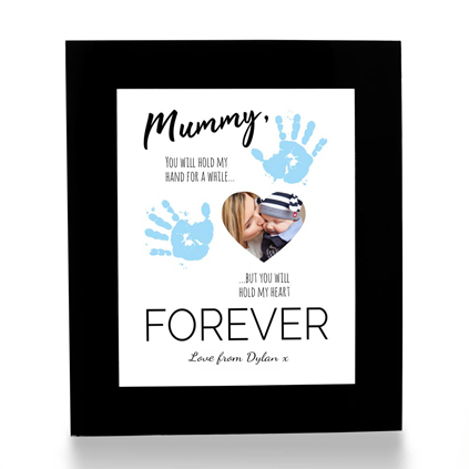Personalised Print - Hold My Heart Forever Blue