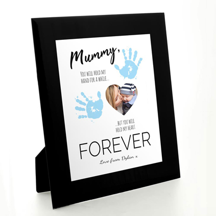 Personalised Print - Hold My Heart Forever Blue
