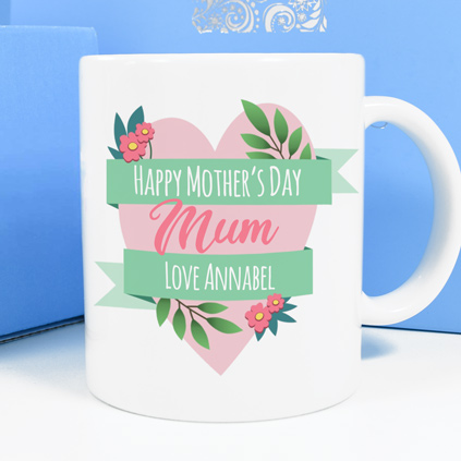 Personalised Mug - Mother's Day Heart