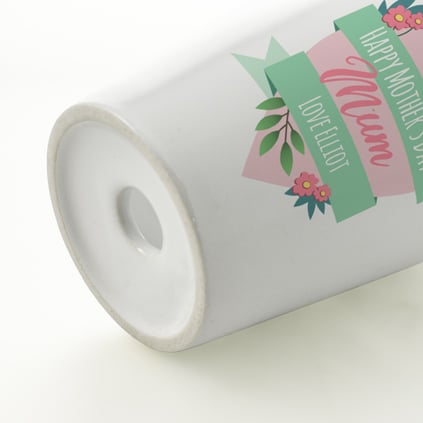 Personalised Flower Pot - Mother's Day Heart