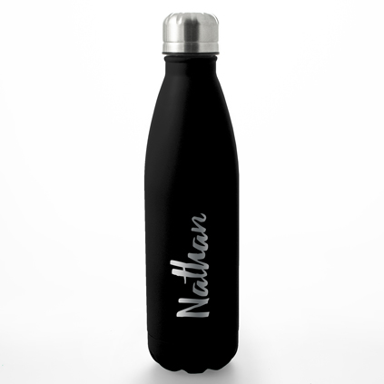 Personalised Stainless Steel Water Bottle 500ml - Any Name