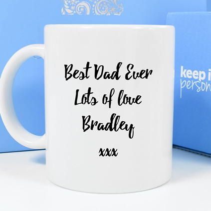 Personalised Mug - Dad Polaroid Photo
