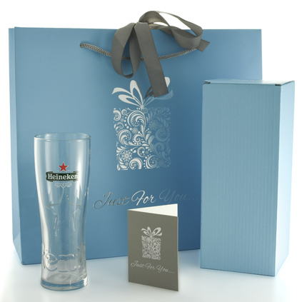 Personalised Heineken Star Pint Glass