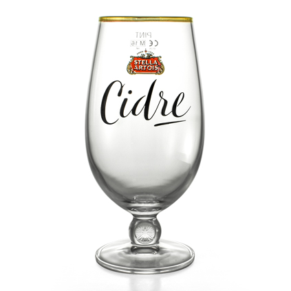 Personalised Stella Cidre Pint Glass