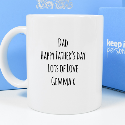 Personalised Mug - Real Dads Have Beards