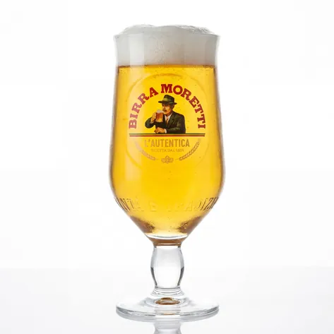 Personalised Birra Moretti Pint Glass