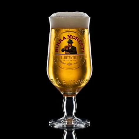 Personalised Birra Moretti Pint Glass