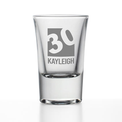 Personalised Shot Glass - 30th Birthday