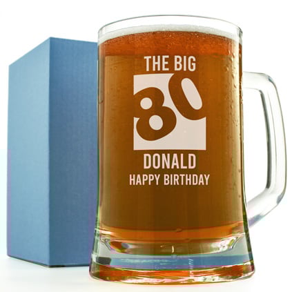 Personalised Tankard - Big 80