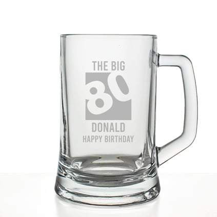 Personalised Tankard - Big 80