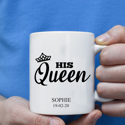 Personalised Mug - His Queen