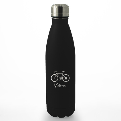 Personalised Bicycle Water Bottle 500ml - Any Colour Any Name