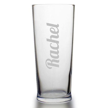 Personalised Any Name Straight Pint Glass