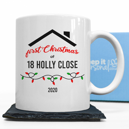 Personalised Mug - First Christmas