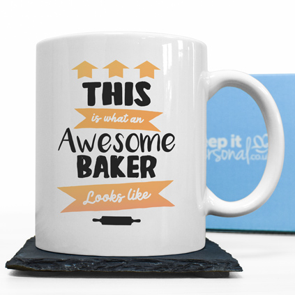 Personalised Mug - Awesome Baker