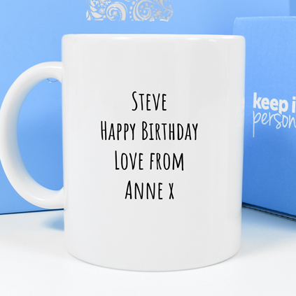 Personalised Mug - Awesome Cyclist