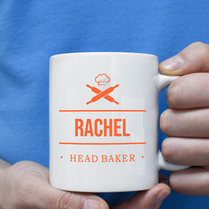 Personalised Mug - Head Baker