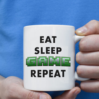 Personalised Mug - Eat Sleep Game Repeat
